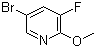 2-Methoxy-3-fluoro-5-bromopyridine molecular structure (CAS 124432-70-8)