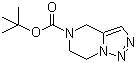 structure of CAS# 1245782-69-7, 6,7-Dihydro-[1,2,3]triazolo[1,5-a]pyrazine-5(4H)-carboxylic acid tert-butyl ester