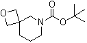 structure of CAS# 1245816-29-8, tert-Butyl 2-oxa-6-azaspiro[3.5]nonane-6-carboxylate;2-Oxa-6-azaspiro[3.5]nonane-6-carboxylic acid 1,1-dimethylethyl ester