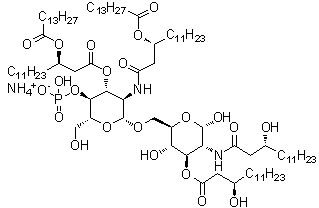 结构式 CAS# 1246298-63-4, 吡喃葡糖苷脂质 A