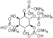 D-myo-Inositol 1,3,4,5-tetrakis(dihydrogen phosphate) ammonium salt (1:4) molecular structure (CAS 1246355-68-9)