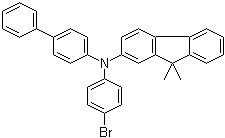 N-[1,1'-Biphenyl]-4-yl-N-(4-bromophenyl)-9,9-dimethyl-9H-fluoren-2-amine molecular structure (CAS 1246562-40-2)