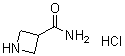 structure of CAS# 124668-45-7, 3-Azetidinecarboxamide monohydrochloride;Azetidine-3-carboxamide hydrochloride