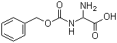 Amino[[(phenylmethoxy)carbonyl]amino]acetic acid molecular structure (CAS 124676-23-9)