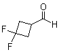 结构式 CAS# 1246765-49-0, 3,3-二氟环丁烷甲醛