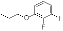 structure of CAS# 124728-93-4, 2,3-Difluorophenyl propyl ether;3-Propoxy-1,2-difluorobenzene