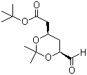 structure of CAS# 124752-23-4, tert-Butyl (4R-cis)-6-formaldehydel-2,2-dimethyl-1,3-dioxane-4-acetate;(3R,5S)-6-Oxo-3,5-O-diisopropylidene-3,5-dihydroxyhexanoic acid tert-butyl ester; (4R-cis)-6-Formaldehydel-2,2-dimethyl-1,3-dioxane-4-acetic acid 1,1-dimethylethyl ester