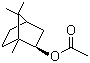 Isobornyl acetate molecular structure (CAS 125-12-2)