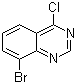 结构式 CAS# 125096-72-2, 8-溴-4-氯喹唑啉