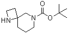 structure of CAS# 1251002-00-2, tert-Butyl 1,6-diazaspiro[3.5]nonane-6-carboxylate