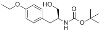 structure of CAS# 1252686-29-5, tert-butyl (S)-(1-(4-ethoxyphenyl)-3-hydroxypropan-2-yl)carbamate;tert-butyl N-[(2S)-1-(4-ethoxyphenyl)-3-hydroxypropan-2-yl]carbamate