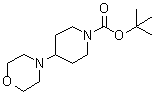 tert-Butyl 4-(4-morpholinyl)-1-piperidinecarboxylate molecular structure (CAS 125541-20-0)