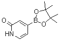结构式 CAS# 1256358-90-3, 4-(4,4,5,5-四甲基-1,3,2-二氧杂环戊硼烷-2-基)-2(1H)-吡啶酮