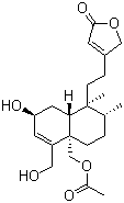 结构式 CAS# 125675-09-4, 苦蒿素