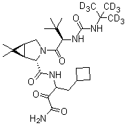 Boceprevir molecular structure (CAS 1256751-11-7)
