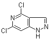 structure of CAS# 1256794-28-1, 4,6-Dichloro-1H-pyrazolo[4,3-c]pyridine