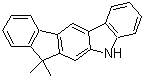 structure of CAS# 1257220-47-5, 5,7-Dihydro-7,7-dimethyl-indeno[2,1-b]carbazole