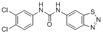 structure of CAS# 1257423-87-2, BTdCPU;1-(1,2,3-benzothiadiazol-6-yl)-3-(3,4-dichlorophenyl)urea