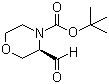 structure of CAS# 1257850-86-4, (3R)-3-Formyl-4-morpholinecarboxylic acid tert-butyl ester