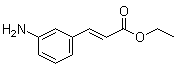 结构式 CAS# 125872-97-1, 反式-3-氨基肉桂酸乙酯