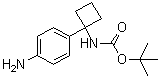 结构式 CAS# 1259224-00-4, [1-(4-氨基苯基)-环丁基]-氨基甲酸叔丁酯