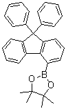 结构式 CAS# 1259280-37-9, 9,9-二苯基-9H-芴-4-基硼酸频哪醇酯