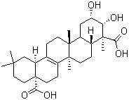 结构式 CAS# 1260-04-4, 远志皂苷元; 远志酸; 远志皂甙