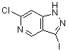 structure of CAS# 1260672-72-7, 6-Chloro-3-iodo-1H-pyrazolo[4,3-c]pyridine