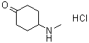 结构式 CAS# 1260794-25-9, 4-(甲基氨基)环己酮盐酸盐