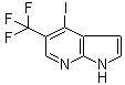 4-Iodo-5-(trifluoromethyl)-1H-pyrrolo[2,3-b]pyridine molecular structure (CAS 1261365-97-2)