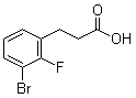 结构式 CAS# 1261814-91-8, 3-溴-2-氟苯丙酸