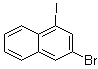 结构式 CAS# 1261843-11-1, 3-溴-1-碘萘