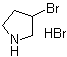structure of CAS# 1262769-75-4, 3-Bromo-Pyrrolidine hydrobromide (1:1)