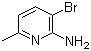 2-Amino-3-bromo-6-methylpyridine molecular structure (CAS 126325-46-0)