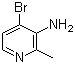 3-Amino-4-bromo-2-methylpyridine molecular structure (CAS 126325-48-2)
