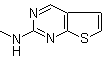 structure of CAS# 1263282-74-1, N-Methylthieno[2,3-d]pyrimidin-2-amine