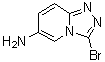 structure of CAS# 1263283-48-2, 3-Bromo-1,2,4-triazolo[4,3-a]pyridin-6-amine