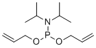 Diallyl N,N-diisopropylphosphoramidite molecular structure (CAS 126429-21-8)