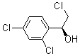 structure of CAS# 126534-31-4, (S)-2,4-Dichloro-alpha-(chloromethyl)-benzenemethanol;(S)-2-Chloro-1-(2,4-dichlorophenyl)ethanol