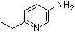 structure of CAS# 126553-00-2, 6-Ethyl-3-pyridinamine;3-Amino-6-ethylpyridine; 5-Amino-2-ethylpyridine