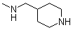 N-Methyl-4-piperidinemethanamine molecular structure (CAS 126579-26-8)