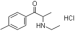 structure of CAS# 1266688-86-1, 2-(Ethylamino)-1-(4-methylphenyl)-1-propanone hydrochloride;rac-N-Ethyl-4-methylcathinone hydrochloride