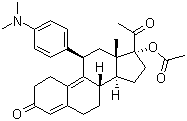 Ulipristal acetate molecular structure (CAS 126784-99-4)