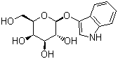 结构式 CAS# 126787-65-3, 3-吲哚基-beta-D-吡喃半乳糖苷
