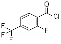 结构式 CAS# 126917-10-0, 2-氟-4-(三氟甲基)苯甲酰氯