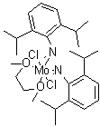 structure of CAS# 126949-60-8, trans-Dichlorobis((2,6-diisopropylphenyl)imido)(1,2-dimethoxyethane)molybdenum