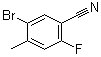 structure of CAS# 1269493-45-9, 5-Bromo-2-fluoro-4-methylbenzonitrile