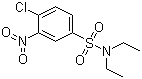 4-Chloro-N,N-diethyl-3-nitrobenzenesulfonamide molecular structure (CAS 127-53-7)