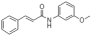 结构式 CAS# 127033-74-3, (2E)-N-(3-甲氧基苯基)-3-苯基-2-丙烯酰胺
