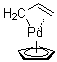 structure of CAS# 1271-03-0, Allyl(eta5-cyclopentadienyl)palladium;pi-Allyl-pi-cyclopentadienylpalladium; pi-Cyclopentadienyl-pi-allylpalladium